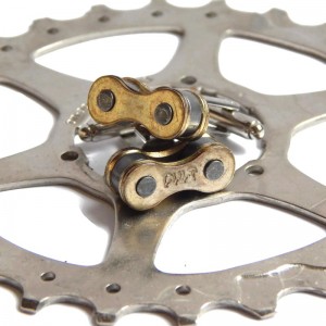 Bike Chain Cufflinks Recycle And Bicycle