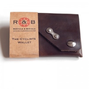 Recycle and Bicycle minimalist cyclist wallet