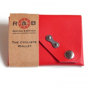 Leather cyclists cycling bicycle wallet