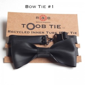 Inner tube bow tie by Recycle & bicycle