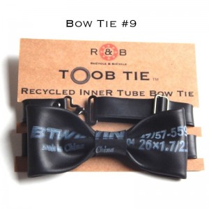 bow tie made from inner tube