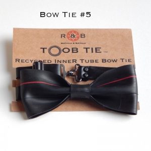 inner tube bow tie wedding black tie