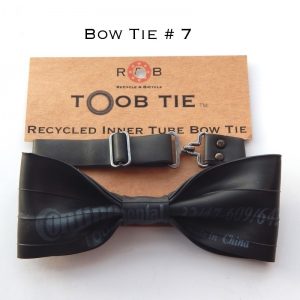 recycled inner tube bow tie 7