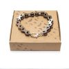 recycled bicycle chain bracelet