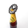 Upcycled bicycle parts bottle opener