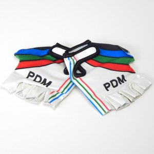 retro lycra cycling gloves