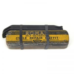 Vintage cycle repair puncture tins