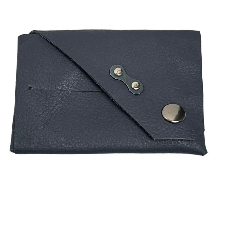 Reclaimed Leather Minimalist Cyclists Wallet ReCycle & BiCycle