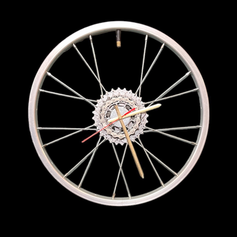 Recycled Bicycle Rim / Wheel Clock ReCycle & BiCycle